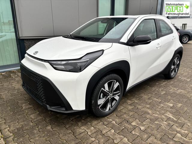 Toyota Aygo X Pulse 1.5 Hybrid 115PS CVT/AUTOMATIK, 3 Jahre Garantie, 17" Alufelgen, Metallic/Dach schwarz, Privacy-Glas, Sitzheizung, R&uuml;ckfahrkamera, Klimaautomatik, Audiosystem 9" + Smartphone-Integration, Lederlenkrad, ACC, ZV mit Fernbedienung, LED-Scheinwerfer 