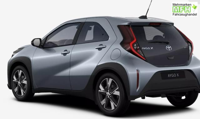 Toyota Aygo X Play 1.5 Hybrid 115PS CVT/AUTOMATIK, Celestite Grey Metallic , 3 Jahre Garantie, 17" Alufelgen, Sitzheizung, R&uuml;ckfahrkamera, Klimaautomatik, Audiosystem 9" + Smartphone-Integration, Lederlenkrad, ACC, ZV mit Fernbedienung 
