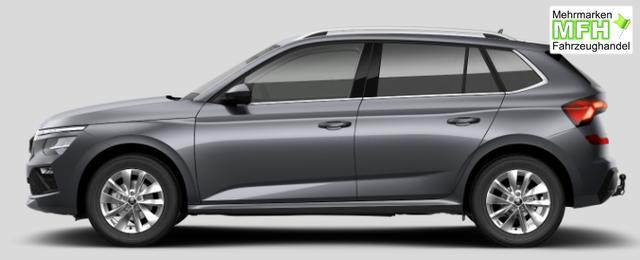 Skoda Kamiq Selection 1.0 TSI 115PS, 5J GARANTIE, Grau-METALLIC, ELEKTR. HECKKLAPPE, ANH&Auml;NGERKUPPLUNG, BEH. FRONTSCHEIBE, Sitzheizung, Lenkradheizung, Ladeboden var, ACC, SIDE Assist, Virtual Cockpit 10", Parksensoren v/h, Kamera, KESSY, Privacy-Glas, 16" Alu, Climatronic 