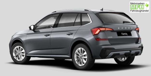 Skoda Kamiq Selection 1.0 TSI 115PS, 5J GARANTIE, Grau-METALLIC, ELEKTR. HECKKLAPPE, ANH&Auml;NGERKUPPLUNG, BEH. FRONTSCHEIBE, Sitzheizung, Lenkradheizung, Ladeboden var, ACC, SIDE Assist, Virtual Cockpit 10", Parksensoren v/h, Kamera, KESSY, Privacy-Glas, 16" Alu, Climatronic 