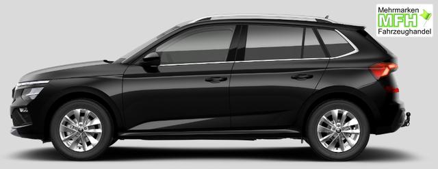 Skoda Kamiq Selection 1.0 TSI 115PS, 5J GARANTIE, Schwarz-METALLIC, ELEKTR. HECKKLAPPE, ANH&Auml;NGERKUPPLUNG, BEH. FRONTSCHEIBE, Sitzheizung, Lenkradheizung, Ladeboden var, ACC, SIDE Assist, Virtual Cockpit 10", Parksensoren v/h, Kamera, KESSY, Privacy-Glas, 16" Alu, Climatronic 