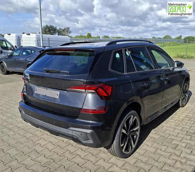 Skoda Kamiq Monte Carlo 1.5 TSI 150PS DSG, 5J GARANTIE, Schwarz-Perleffekt, 18" ALU, AHK SCHWENKBAR, Panoramadach, Matrix-LED, Parksensoren v/h, Kamera, Tempomat, Virtual Cockpit (8"!!), Kessy, Winter-Paket, Climatronic, Radio 8", SmartLink, NSW, Sport-M-Lederlenkrad beheizt 