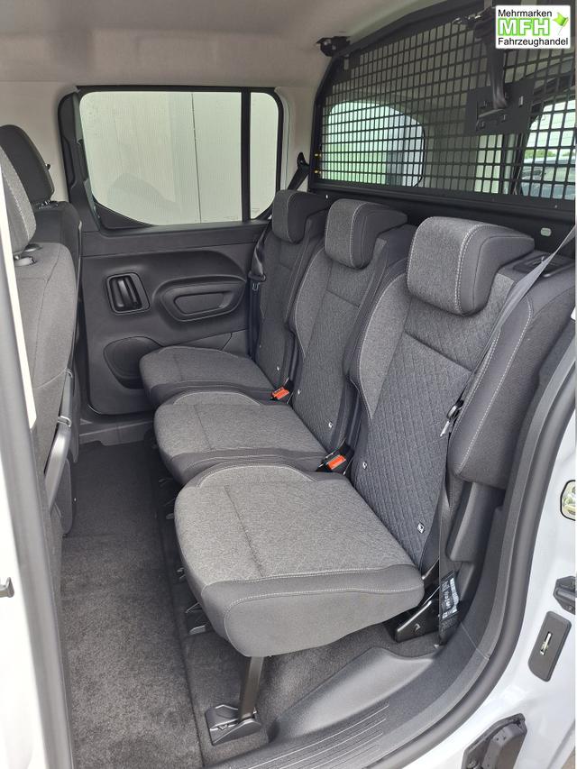 Opel Combo N1 Edition 1.5 Diesel 130PS AUTOMATIK, 5-Sitzer, Kontrast-Grau Metallic, NAVI, Parksensoren hinten, R&uuml;ckfahrkamera, KEYLESS, 2-Zonen-Klimaautomatik, Schiebet&uuml;re links/rechts, 16" Alu, Abgedunkelte Scheiben Tempomat, IntelliLux Matrix-Licht 