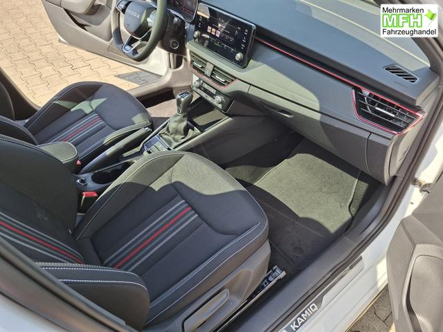 Skoda Kamiq Monte Carlo 1.5 TSI 150PS DSG (AUTOMATIK), Grau-Met, PANORAMDACH, MATRIX-LED, SITZHEIZUNG, Sport-M-Lederlenkrad beheizt, SunSet, 2Z-Climatronic, Parksensoren vorn/hinten, R&uuml;ckfahrkamera, Kessy, Radio 8,25"+SmartLink, Virtual Cockpit, 17" Alu, Tempomat 