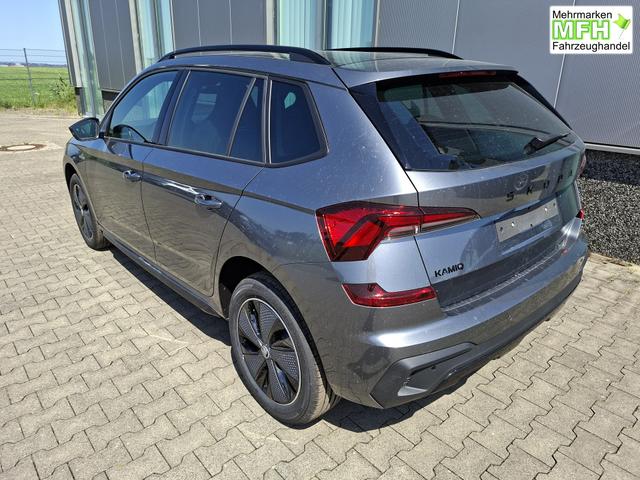 Skoda Kamiq Monte Carlo 1.5 TSI 150PS DSG (AUTOMATIK), Grau-Met, PANORAMDACH, MATRIX-LED, SITZHEIZUNG, Sport-M-Lederlenkrad beheizt, SunSet, 2Z-Climatronic, Parksensoren vorn/hinten, R&uuml;ckfahrkamera, Kessy, Radio 8,25"+SmartLink, Virtual Cockpit, 17" Alu, Tempomat 