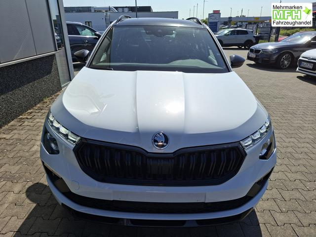Skoda Kamiq Monte Carlo 1.5 TSI 150PS DSG (AUTOMATIK), MOON-WHITE PERLEFFEKT, PANORAMDACH, MATRIX-LED, SITZHEIZUNG, Sport-M-Lederlenkrad beheizt, SunSet, 2Z-Climatronic, Parksensoren vorn/hinten, R&uuml;ckfahrkamera, Kessy, Radio 8,25"+SmartLink, Virtual Cockpit, 17" Alu, Tempomat 
