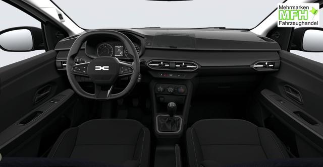 Dacia Sandero Essential 1.0 SCe65, Arktis-Wei&szlig;, KLIMAANLAGE, PARKSENSOREN HINTEN, Tempomat, Multimediasystem Media Control, Zentralverriegelung mit Fernbedienung 