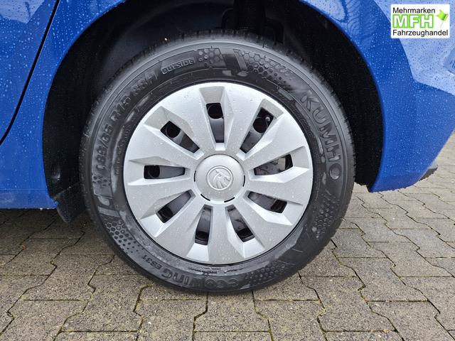 Skoda Fabia Extra 1.0 80PS, 5 Jahre Garantie, Energy-Blau, Klimaanlage, Parksensoren hinten, Infotainment 8", Virtual Cockpit, LED-Scheinwerfer, Nebelscheinwerfer, Wireless SmartLink (Navi-Funktion &uuml;ber Smartphone), Armlehne vorn, Fu&szlig;matten 