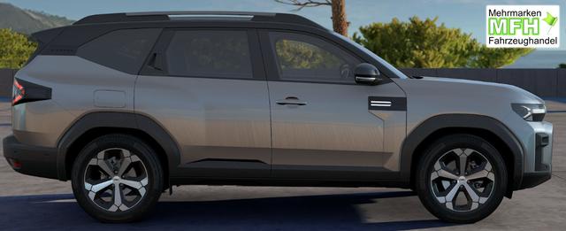 Dacia Bigster Journey FULL-HYBRID 155 (Benzin+Elektro), GRAU-METALLIC/DACH SCHWARZ, BEHEIZTE FRONTSCHEIBE, SITZHEIZUNG, LENRADKRADHEIZUNG, TOTER-WINKEL-ASSISTENT, PARKSENSOREN VORN/HINTEN, MULTIVIEW-KAMERA, 18" ALUFELGEN, PRIVACY-GLAS, NAVIGATION, ELEKTR. HECKKLAPPE, ACC 