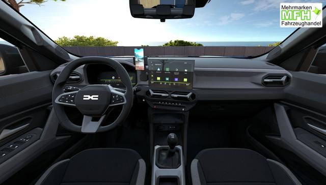 Dacia Bigster Journey FULL-HYBRID 155 (Benzin+Elektro), GRAU-METALLIC/DACH SCHWARZ, BEHEIZTE FRONTSCHEIBE, SITZHEIZUNG, LENRADKRADHEIZUNG, TOTER-WINKEL-ASSISTENT, PARKSENSOREN VORN/HINTEN, MULTIVIEW-KAMERA, 18" ALUFELGEN, PRIVACY-GLAS, NAVIGATION, ELEKTR. HECKKLAPPE, ACC 