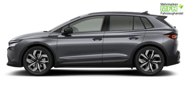 Skoda Elroq SPORTLINE 60 204PS, GRAPHITE-GRAU METALLIC, ELEKTR. HECKKLAPPE, MATRIX-LED, BEH. FRONTSCHEIBE, SITZHEIZUNG V/H, 3Z-CLIMATRONIC, KESSY+ALARM, 20" ALU, SEITENAIRBAGS HINTEN, PARKSENSOREN R&Uuml;CKFAHRKAMERA, NAVIGATION, SUNSET, TRAVEL ASSIST 