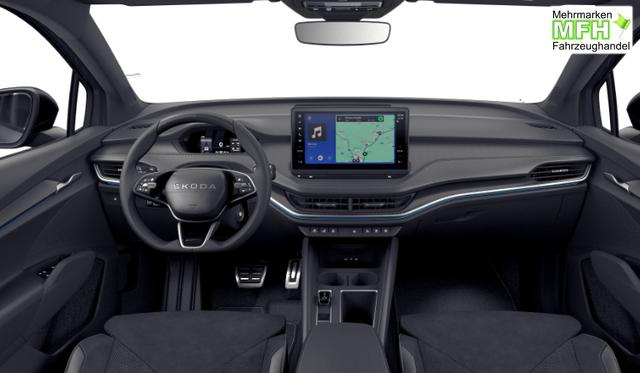 Skoda Elroq SPORTLINE 60 204PS, GRAPHITE-GRAU METALLIC, ELEKTR. HECKKLAPPE, MATRIX-LED, BEH. FRONTSCHEIBE, SITZHEIZUNG V/H, 3Z-CLIMATRONIC, KESSY+ALARM, 20" ALU, SEITENAIRBAGS HINTEN, PARKSENSOREN R&Uuml;CKFAHRKAMERA, NAVIGATION, SUNSET, TRAVEL ASSIST 