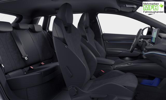 Skoda Elroq SPORTLINE 60 204PS, GRAPHITE-GRAU METALLIC, ELEKTR. HECKKLAPPE, MATRIX-LED, BEH. FRONTSCHEIBE, SITZHEIZUNG V/H, 3Z-CLIMATRONIC, KESSY+ALARM, 20" ALU, SEITENAIRBAGS HINTEN, PARKSENSOREN R&Uuml;CKFAHRKAMERA, NAVIGATION, SUNSET, TRAVEL ASSIST 