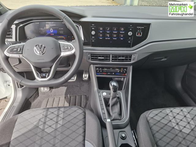 Volkswagen Taigo R-Line Limited 1.0 TSI 115PS DSG/AUTOMATIK, PURE-WHITE/DACH SCHWARZ, DESIGN-PACK BLACK, CLIMATRONIC, SITZHEIZUNG, 18" Alu, LED-MATRIX IQ LIGHT, Keyless, Sicht-Paket, R&uuml;ckfahrkamera, Parksensoren vo/hi, Abgedunkelte Scheiben, Radio Ready2Discover/App-Connect, Sportsitze 