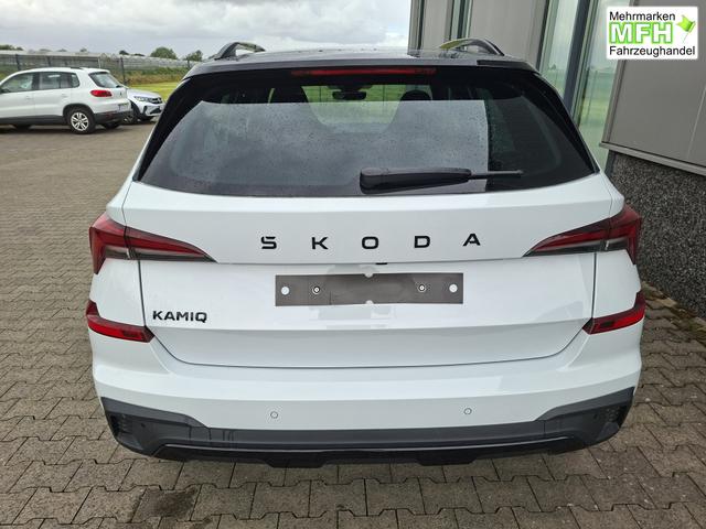 Skoda Kamiq Monte Carlo 1.5 TSI 150PS DSG, 5J GARANTIE, WEISS-MET/Dach schwarz, 18" ALU, AHK SCHWENKBAR, Panoramadach, Matrix-LED, Parksensoren v/h, Kamera, Tempomat, Virtual Cockpit (8"!!), Kessy, Winter-Paket, Climatronic, Radio 8", SmartLink, NSW, Sport-M-Lederlenkrad beheizt 