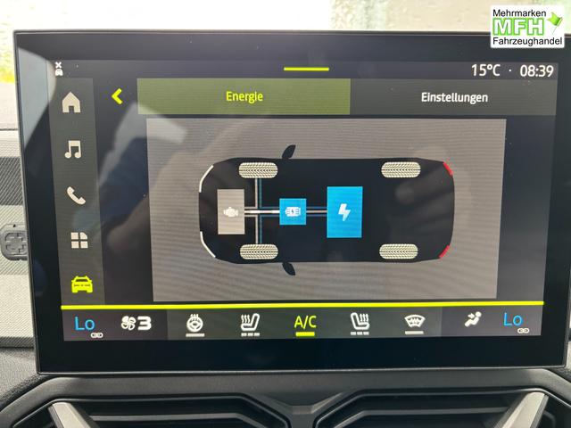 Dacia Bigster Journey FULL-HYBRID 155 (Benzin+Elektro), BLAU-METALLIC/DACH SCHWARZ, BEHEIZTE FRONTSCHEIBE, SITZHEIZUNG, LENRADKRADHEIZUNG, TOTER-WINKEL-ASSISTENT, PARKSENSOREN VORN/HINTEN, MULTIVIEW-KAMERA, 18" ALUFELGEN, PRIVACY-GLAS, NAVIGATION, ELEKTR. HECKKLAPPE, ACC 