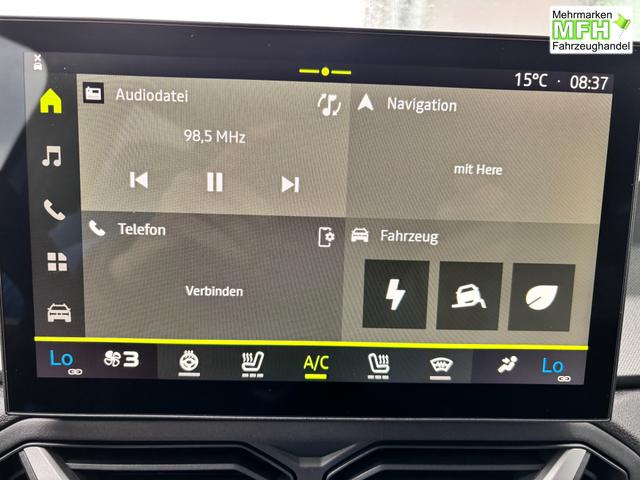 Dacia Bigster Journey FULL-HYBRID 155 (Benzin+Elektro), BLAU-METALLIC/DACH SCHWARZ, BEHEIZTE FRONTSCHEIBE, SITZHEIZUNG, LENRADKRADHEIZUNG, TOTER-WINKEL-ASSISTENT, PARKSENSOREN VORN/HINTEN, MULTIVIEW-KAMERA, 18" ALUFELGEN, PRIVACY-GLAS, NAVIGATION, ELEKTR. HECKKLAPPE, ACC 