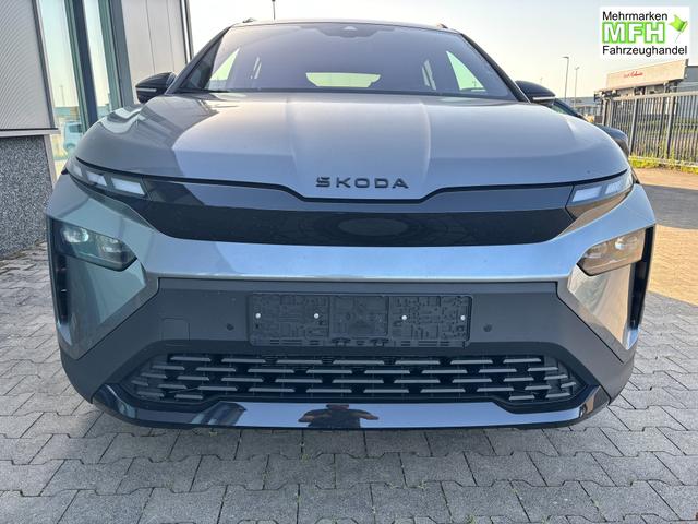 Skoda Elroq Selection 19" Alufelgen, 2-Zonen-Climatronic, Sitzheizung, Parksensoren vorn/hinten, R&uuml;ckfahrkamera, SunSet, Infotainment 13" + NAVIGATION, Beheizbares M-Lederlenkrad, Alarm, Dachreling 