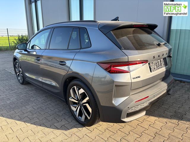 Skoda Elroq Selection 19" Alufelgen, 2-Zonen-Climatronic, Sitzheizung, Parksensoren vorn/hinten, R&uuml;ckfahrkamera, SunSet, Infotainment 13" + NAVIGATION, Beheizbares M-Lederlenkrad, Alarm, Dachreling 