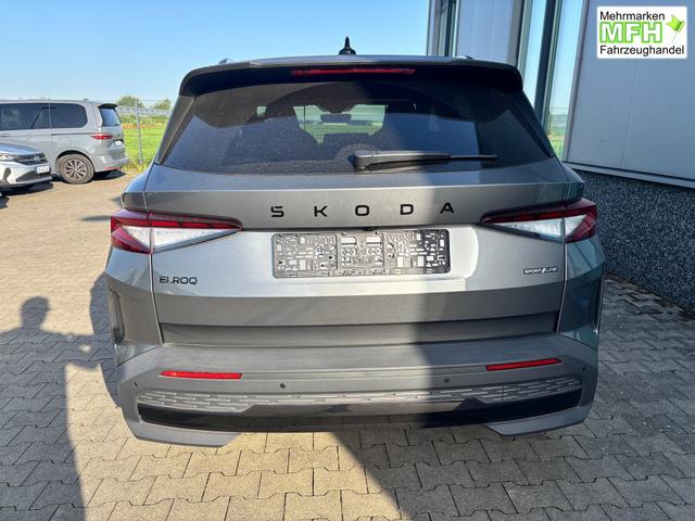 Skoda Elroq Selection 19" Alufelgen, 2-Zonen-Climatronic, Sitzheizung, Parksensoren vorn/hinten, R&uuml;ckfahrkamera, SunSet, Infotainment 13" + NAVIGATION, Beheizbares M-Lederlenkrad, Alarm, Dachreling 