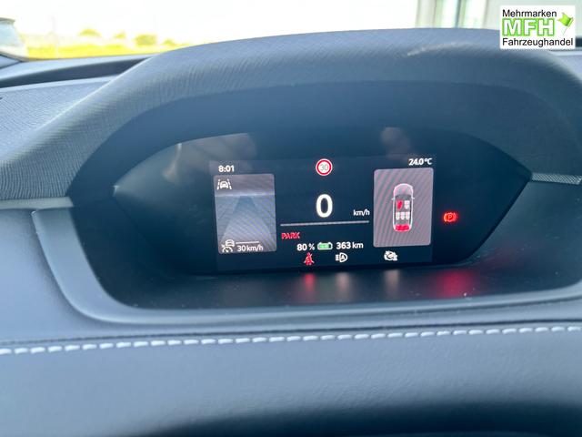 Skoda Elroq Selection 19" Alufelgen, 2-Zonen-Climatronic, Sitzheizung, Parksensoren vorn/hinten, R&uuml;ckfahrkamera, SunSet, Infotainment 13" + NAVIGATION, Beheizbares M-Lederlenkrad, Alarm, Dachreling 