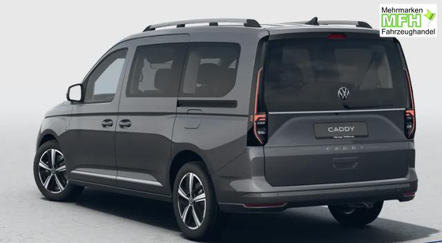 Volkswagen Caddy Maxi Style 1.5 TSI 115PS DSG (MAXI, 7-SITZER, LANGER RADSTAND), 17" Alu/GANZJAHRESREIFEN, Beh. Frontscheibe, Sitzheizung, Keyless, Privacy-Glas, Alarm, ParkAssist, Parksensoren vorn/hinten, R&uuml;ckfahrkamera, Dachreling, ACC, 2Z-Climatronic, Radio 12,9/AppConnect, LED 