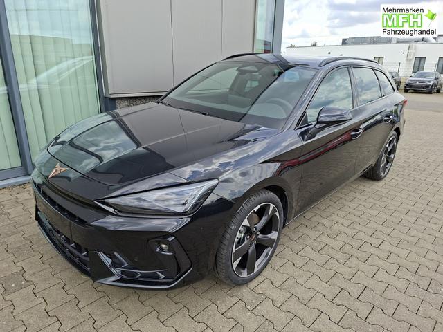 Cupra Leon Sportstourer Basis 1.5 eTSI 150PS DSG (AUTOMATIK), SCHWARZ, ANH&Auml;NGERKUPPLUNG, ELEKTR. HECKKLAPPE, KESSY, ALARM, R&Uuml;CKFAHRKAMERA, 18" Alu, Sitzheizung, M-Lederlenkrad beheizt, Parksensoren vorne und hinten, Adaptiver Tempomat, 3-Zonen-Climatronic, Radio 12,9" + Full Link 