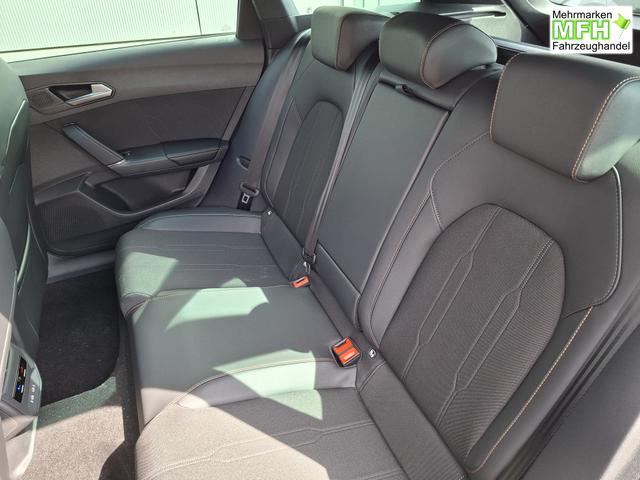 Cupra Leon Sportstourer Basis 1.5 eTSI 150PS DSG (AUTOMATIK), GRAU-MET, ANH&Auml;NGERKUPPLUNG, ELEKTR. HECKKLAPPE, KESSY, ALARM, R&Uuml;CKFAHRKAMERA, 18" Alu, Sitzheizung, M-Lederlenkrad beheizt, Parksensoren vorne und hinten, Adaptiver Tempomat, 3-Zonen-Climatronic, Radio 12,9" + Full Link 