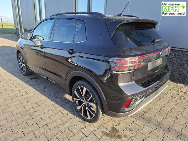Volkswagen T-Cross R-Line Limited 1.0 TSI 115PS DSG, Deep-Black-Metallic, 5 JAHRE GARANTIE, ANH&Auml;NGERKUPPLUNG, CLIMATRONIC, SITZHEIZUNG, 18" Alu, MATRIX-LED, Adaptiver Tempomat ACC, Parksensoren, R&uuml;ckfahrkamera, Keyless, Abgedunkelte Scheiben, Radio "Ready2Discover" + App-Connect 