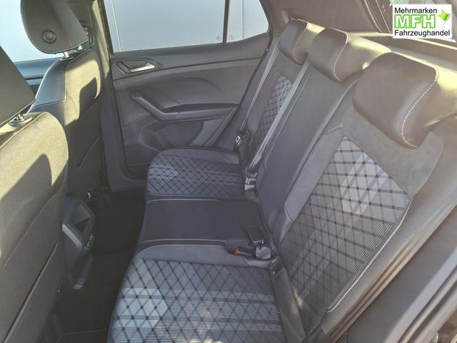 Volkswagen T-Cross R-Line Limited 1.0 TSI 115PS DSG, Deep-Black-Metallic, 5 JAHRE GARANTIE, ANH&Auml;NGERKUPPLUNG, CLIMATRONIC, SITZHEIZUNG, 18" Alu, MATRIX-LED, Adaptiver Tempomat ACC, Parksensoren, R&uuml;ckfahrkamera, Keyless, Abgedunkelte Scheiben, Radio "Ready2Discover" + App-Connect 
