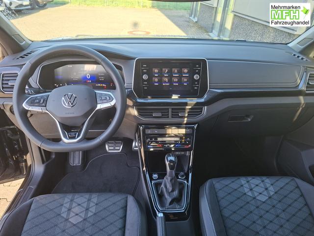 Volkswagen T-Cross R-Line Limited 1.0 TSI 115PS DSG, Deep-Black-Metallic, 5 JAHRE GARANTIE, ANH&Auml;NGERKUPPLUNG, CLIMATRONIC, SITZHEIZUNG, 18" Alu, MATRIX-LED, Adaptiver Tempomat ACC, Parksensoren, R&uuml;ckfahrkamera, Keyless, Abgedunkelte Scheiben, Radio "Ready2Discover" + App-Connect 