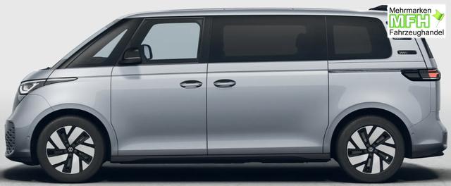 Volkswagen ID. BUZZ Generation 7-SITZPL&Auml;TZE, 19" Alufelgen, 3Z-Climatronic, Beh. Frontscheibe, NAVI, ParkAssist, Parksensoren vo/hi, R&uuml;ckfahrkamera, Sitzheizung vorne, M-Lederlenkrad beheizt, Alarm, Keyless Advanced, Privacy-Glas, ID Box 