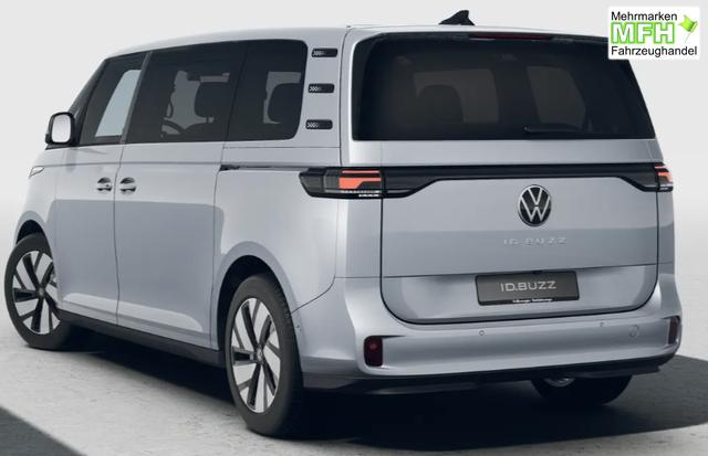 Volkswagen ID. BUZZ Generation 7-SITZPL&Auml;TZE, 19" Alufelgen, 3Z-Climatronic, Beh. Frontscheibe, NAVI, ParkAssist, Parksensoren vo/hi, R&uuml;ckfahrkamera, Sitzheizung vorne, M-Lederlenkrad beheizt, Alarm, Keyless Advanced, Privacy-Glas, ID Box 