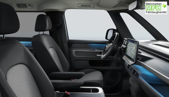 Volkswagen ID. BUZZ Generation 7-SITZPL&Auml;TZE, 19" Alufelgen, 3Z-Climatronic, Beh. Frontscheibe, NAVI, ParkAssist, Parksensoren vo/hi, R&uuml;ckfahrkamera, Sitzheizung vorne, M-Lederlenkrad beheizt, Alarm, Keyless Advanced, Privacy-Glas, ID Box 