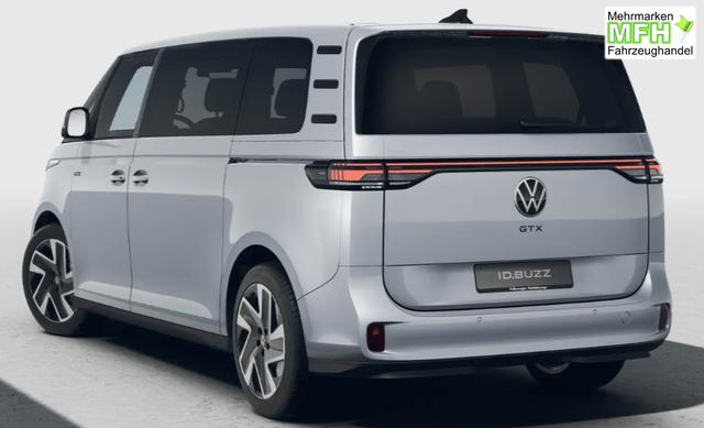 Volkswagen ID. BUZZ GTX 7-SITZPL&Auml;TZE, IQ LIGHT, Elektr. Vordersitze/Memory/Massage, 20" Alufelgen, 2Z-Climatronic, Sitzheizung vorn, M-Lederlenkrad beheizt, Parksensoren vo/hi, Infotainment 12,9"+App-Connect, ACC, Privacy-Glas 