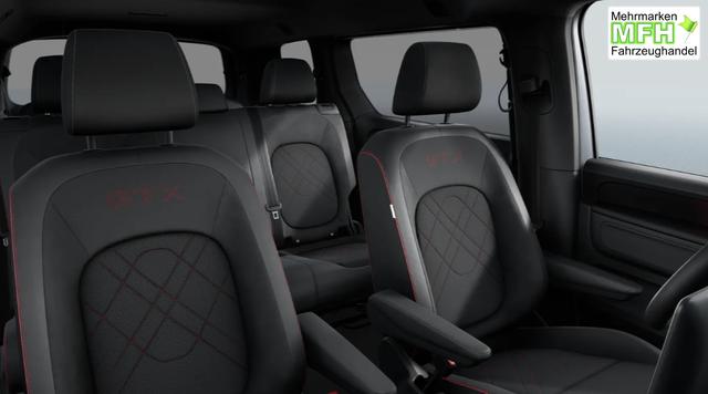 Volkswagen ID. BUZZ GTX 7-SITZPL&Auml;TZE, IQ LIGHT, Elektr. Vordersitze/Memory/Massage, 20" Alufelgen, 2Z-Climatronic, Sitzheizung vorn, M-Lederlenkrad beheizt, Parksensoren vo/hi, Infotainment 12,9"+App-Connect, ACC, Privacy-Glas 