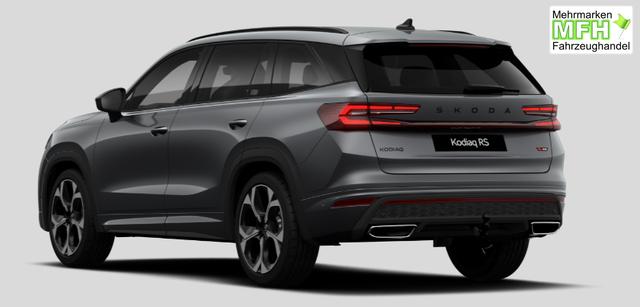 Skoda Kodiaq RS 2.0 TSI 265PS 4x4 DSG, 5J GARANTIE, STANDHEIZUNG, PANORMADACH, HEAD-UP, 20"Alu, ANH&Auml;NGERKUPPLUNG, NAVI, DCC PLUS, CANTON SOUND, BEH. FRONTSCHEIBE, MATRIX-LED, KESSY, Alarm, ELEK. HECKKLAPPE, SHZ v/h, Privacy-Glas, ACC, PDC R-Kamera, Climatronic 
