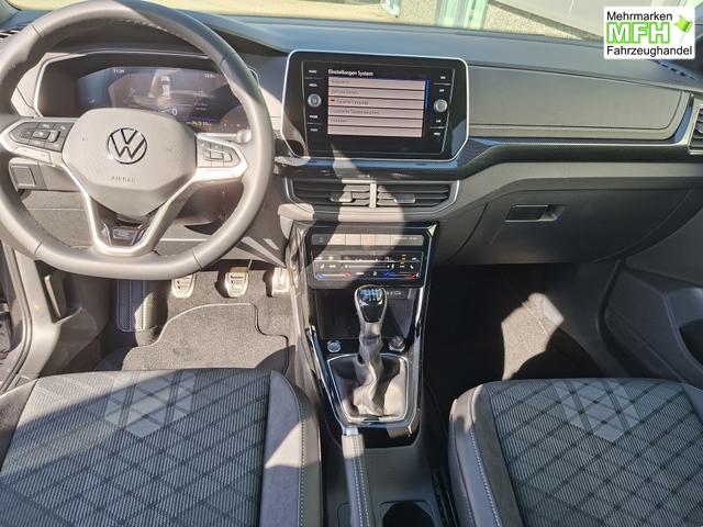 Volkswagen T-Cross R-Line Limited 1.0 TSI 115PS, Rauch-Grau-Metallic, 5 JAHRE GARANTIE, ANH&Auml;NGERKUPPLUNG, CLIMATRONIC, SITZHEIZUNG, 18" Alu, MATRIX-LED, Adaptiver Tempomat ACC, Parksensoren, R&uuml;ckfahrkamera, Keyless, Abgedunkelte Scheiben, Radio "Ready2Discover" + App-Connect 