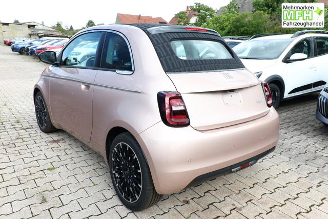 Fiat 500C 500 Cabrio La Prima Nav Keyl SHZ 17Z Kam LED Car 