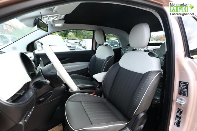 Fiat 500C 500 Cabrio La Prima Nav Keyl SHZ 17Z Kam LED Car 