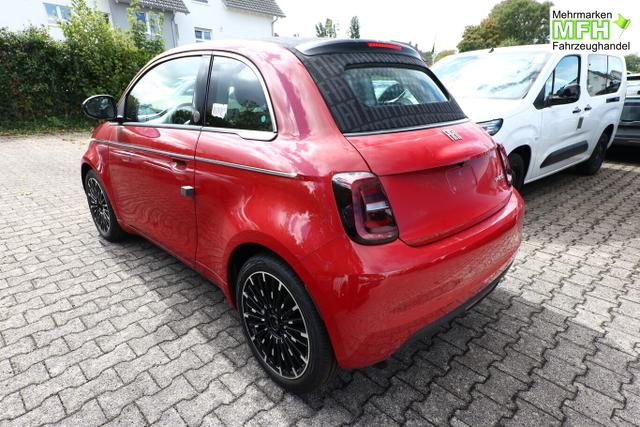 Fiat 500C 500 Cabrio La Prima Nav Keyl SHZ 17Z Kam LED Car 