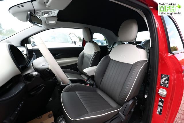 Fiat 500C 500 Cabrio La Prima Nav Keyl SHZ 17Z Kam LED Car 