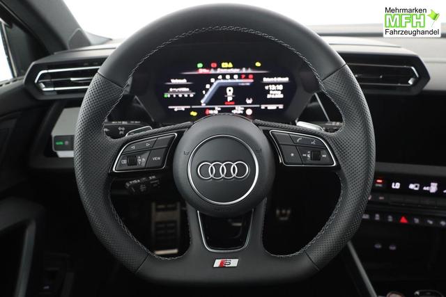 Audi S3 Sportback 2.0 TFSI quattro quattro, 19-Zoll, Matrix, Optik schwarz, Kamera, el. Klappe, 4-J Garantie 