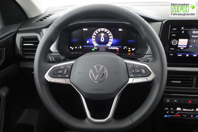 Volkswagen T-Cross 1.5 TSI 110 kW Life DSG Life, AHK, ACC, Ready2, Side, Kamera, 17-Zoll, Winterpaket, Climatronic 