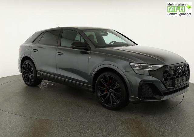 Audi Q8 50 TDI quattro qu S-LINE, Luft, Pano, B&O, 23-Zoll, AHK, Leder, AreaView, Optik schwarz 