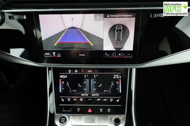Audi Q8 50 TDI quattro qu S-LINE, Luft, Pano, B&O, 23-Zoll, AHK, Leder, AreaView, Optik schwarz 