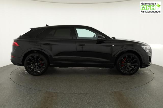 Audi Q8 50 TDI quattro qu S-LINE, Standheizung, HuD, Luft, Pano, B&O, 23-Zoll, AHK, Leder, AreaView, Optik schwarz 
