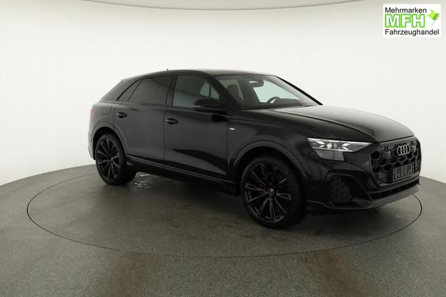 Audi Q8 50 TDI quattro qu S-LINE, Standheizung, HuD, Luft, Pano, B&O, 23-Zoll, AHK, Leder, AreaView, Optik schwarz 