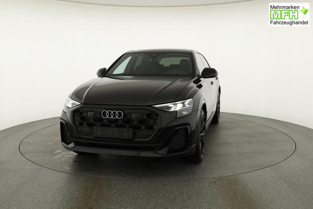 Audi Q8 50 TDI quattro qu S-LINE, Standheizung, HuD, Luft, Pano, B&O, 23-Zoll, AHK, Leder, AreaView, Optik schwarz 