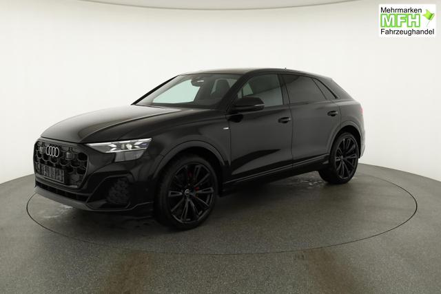 Audi Q8 50 TDI quattro qu S-LINE, Standheizung, HuD, Luft, Pano, B&O, 23-Zoll, AHK, Leder, AreaView, Optik schwarz 